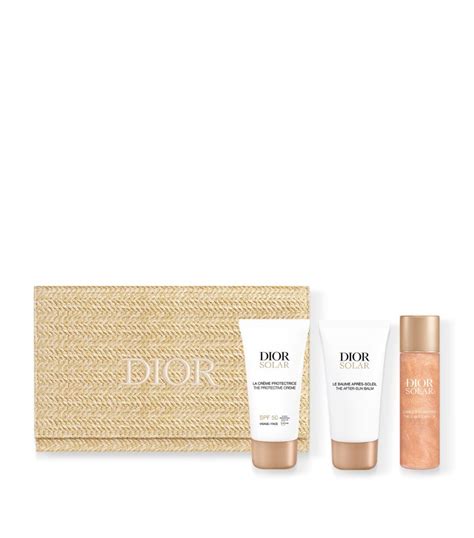 dior solar set with bag.